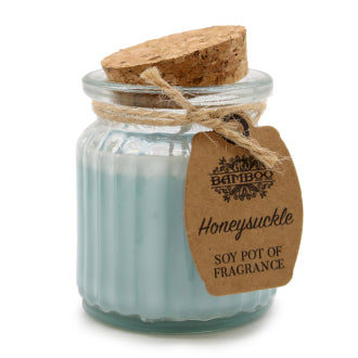 Blue Honeysuckle Soy Pot of Fragrance Candle