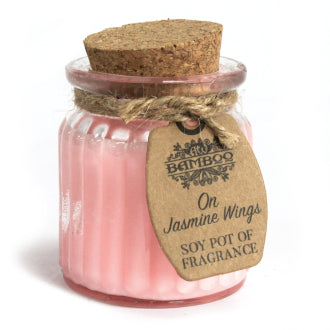 Jasmine Wings Soy Pot of Fragrance Candle